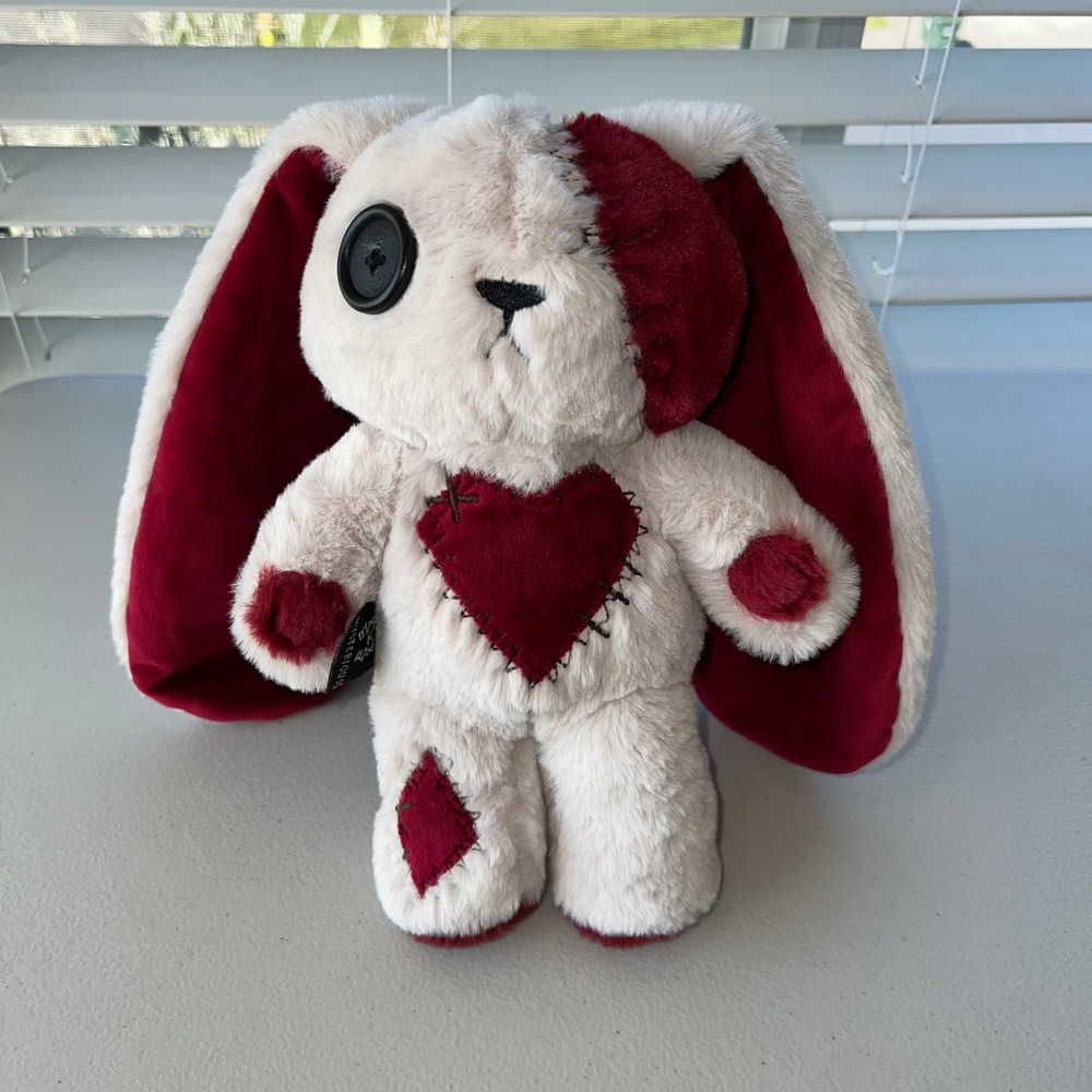 Plushie Dreadfuls Love Rabbit Goth Stuffed Animal Toy Mysterious Soft Bunny